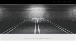 Desktop Screenshot of mattandsteve.co.uk