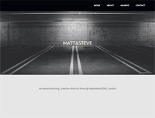 Tablet Screenshot of mattandsteve.co.uk